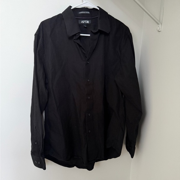 Apt. 9 Other - *SALE*TAKE 50%OFF* Apt. 9 Men's Black Button Down Shirt, Size L